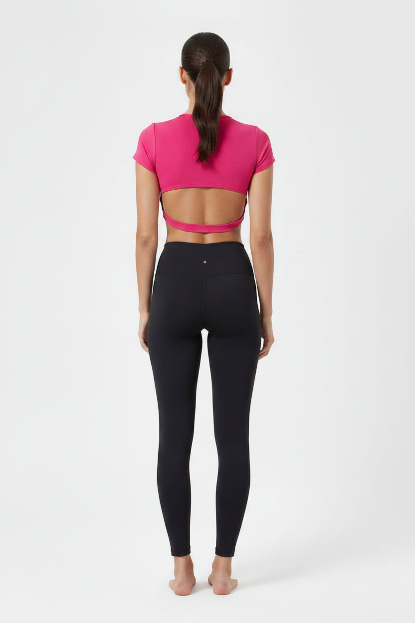 Backless Fitness Crop Top