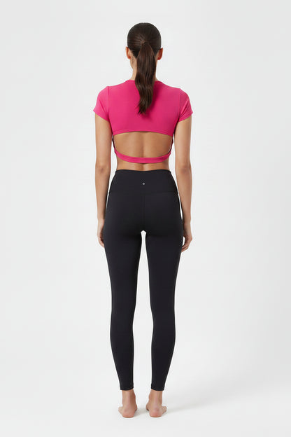 Backless Fitness Crop Top