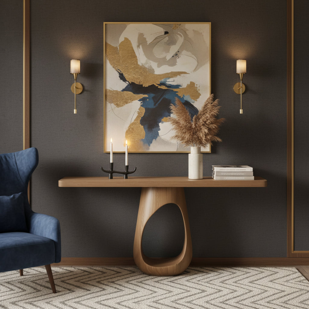Mercer, console mid-century Maison ND — vue détaillée 6
