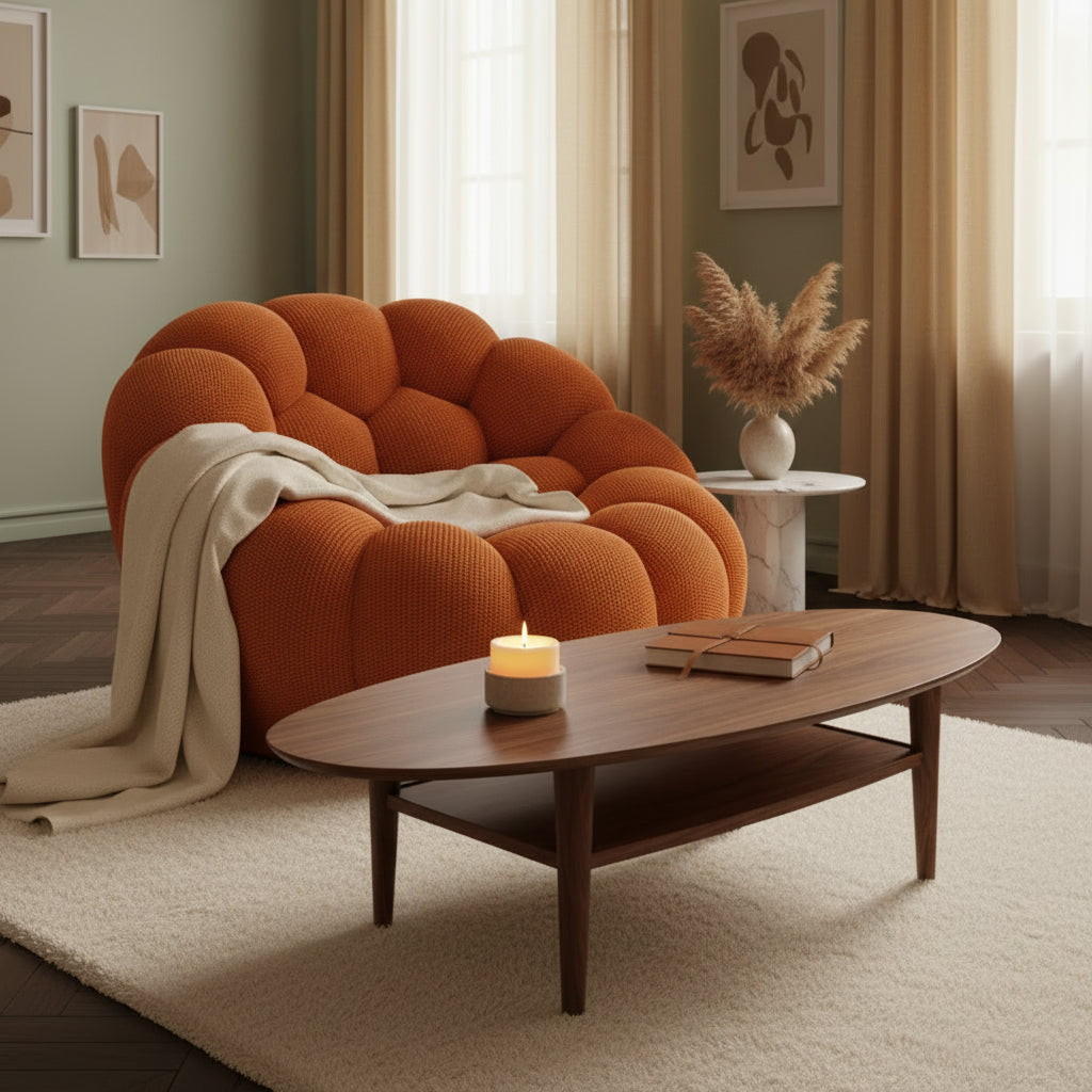 Nimbus – Loveseat arrondi style nuage