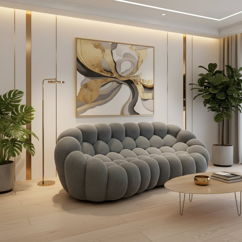 Nimbus, loveseat arrondi style nuage Maison ND — vue détaillée 7
