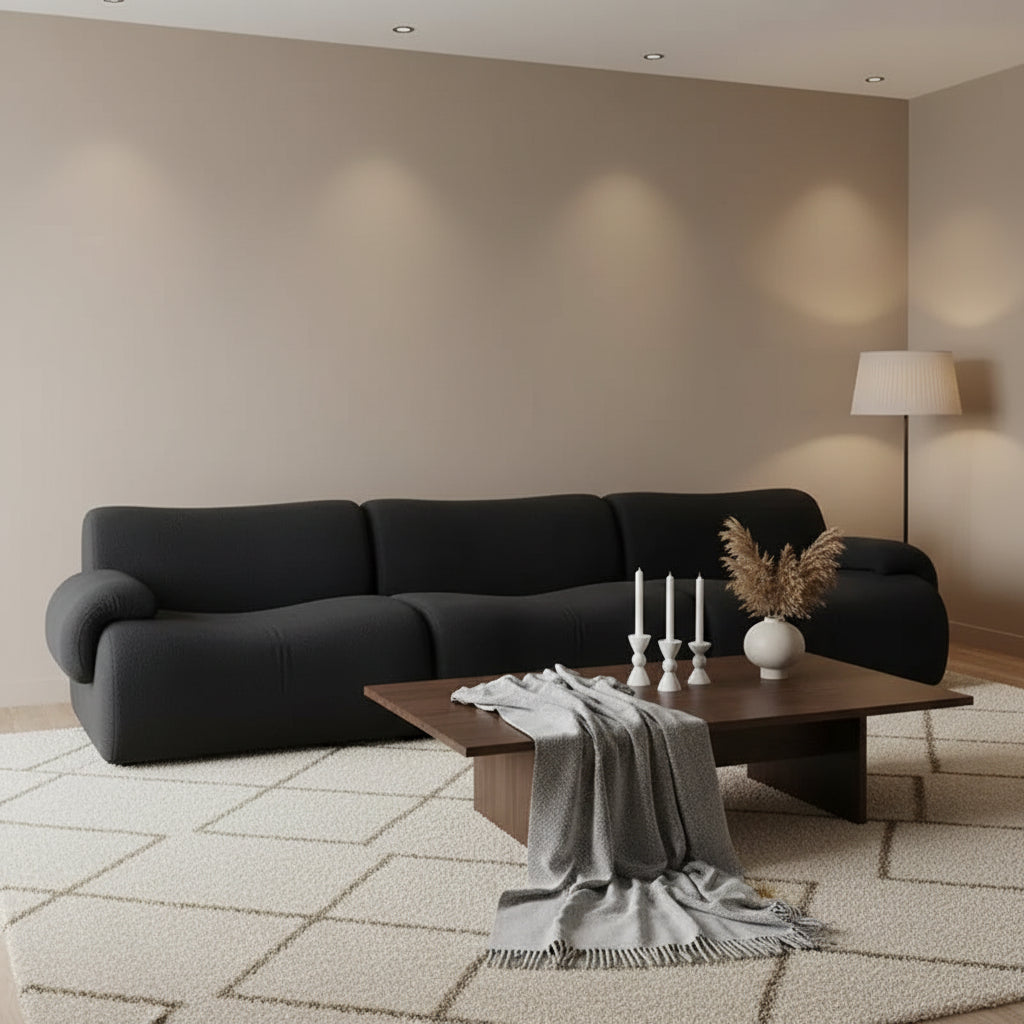 Wabi, canapé d'angle modulaire sherpa Maison ND — vue détaillée 5