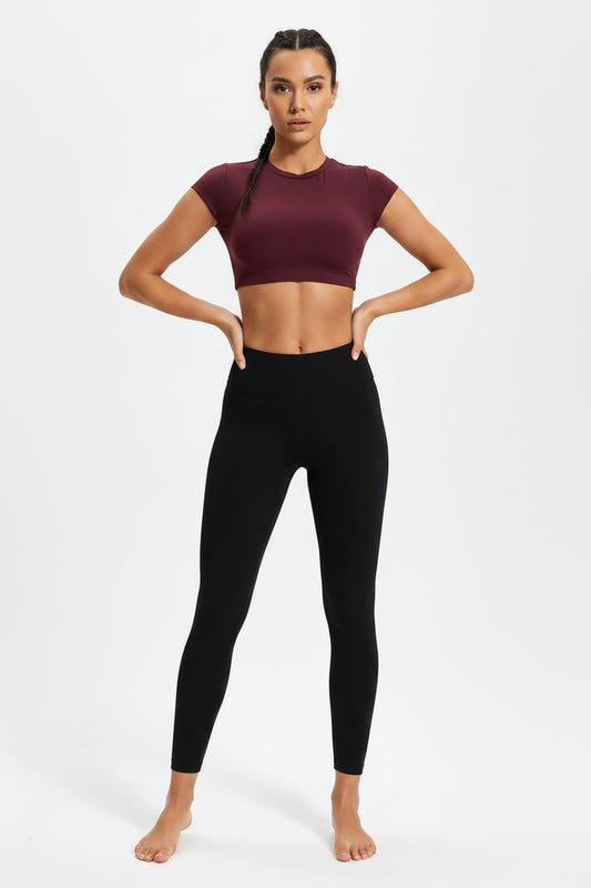 Backless Fitness Crop Top