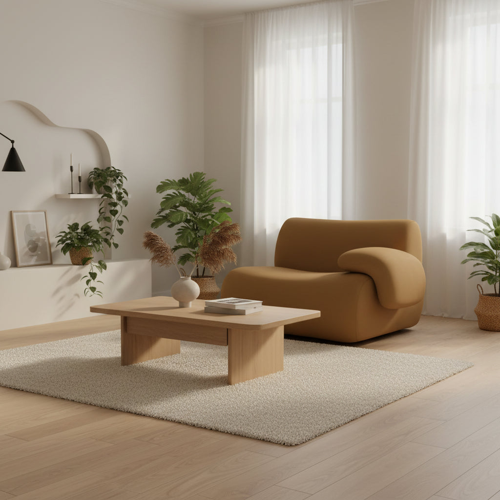 Wabi, canapé d'angle modulaire sherpa Maison ND — vue détaillée 7