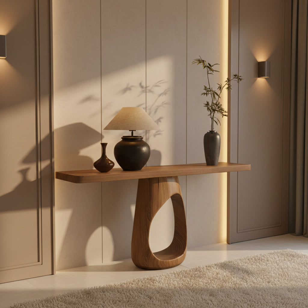 Mercer, console mid-century Maison ND — vue détaillée 5