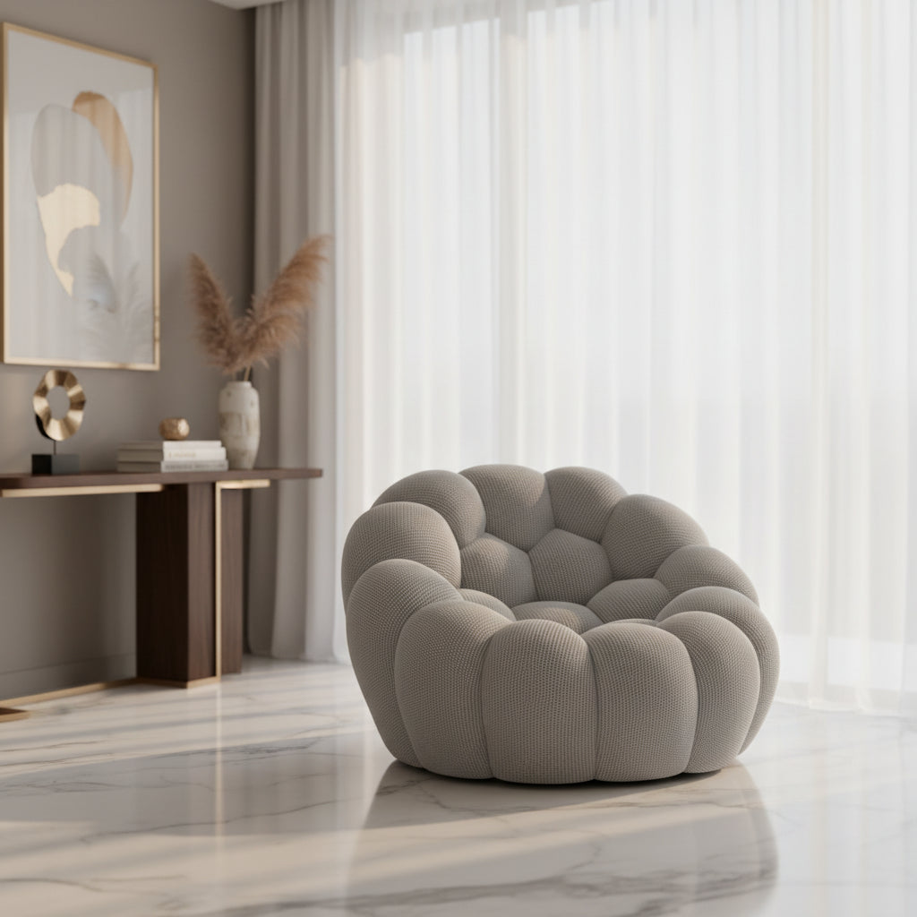 Nimbus, loveseat arrondi style nuage Maison ND — vue détaillée 2