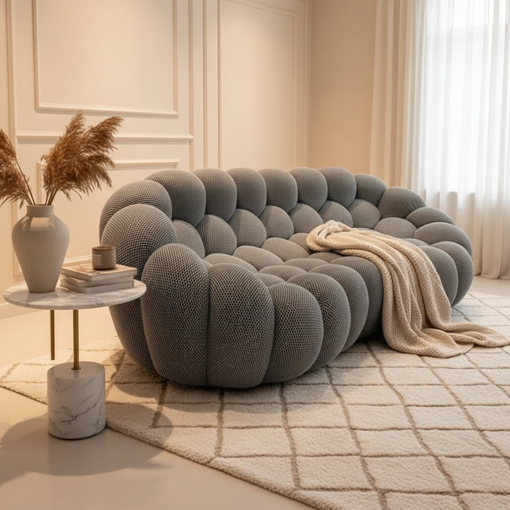 Nimbus, loveseat arrondi style nuage Maison ND — vue détaillée 9