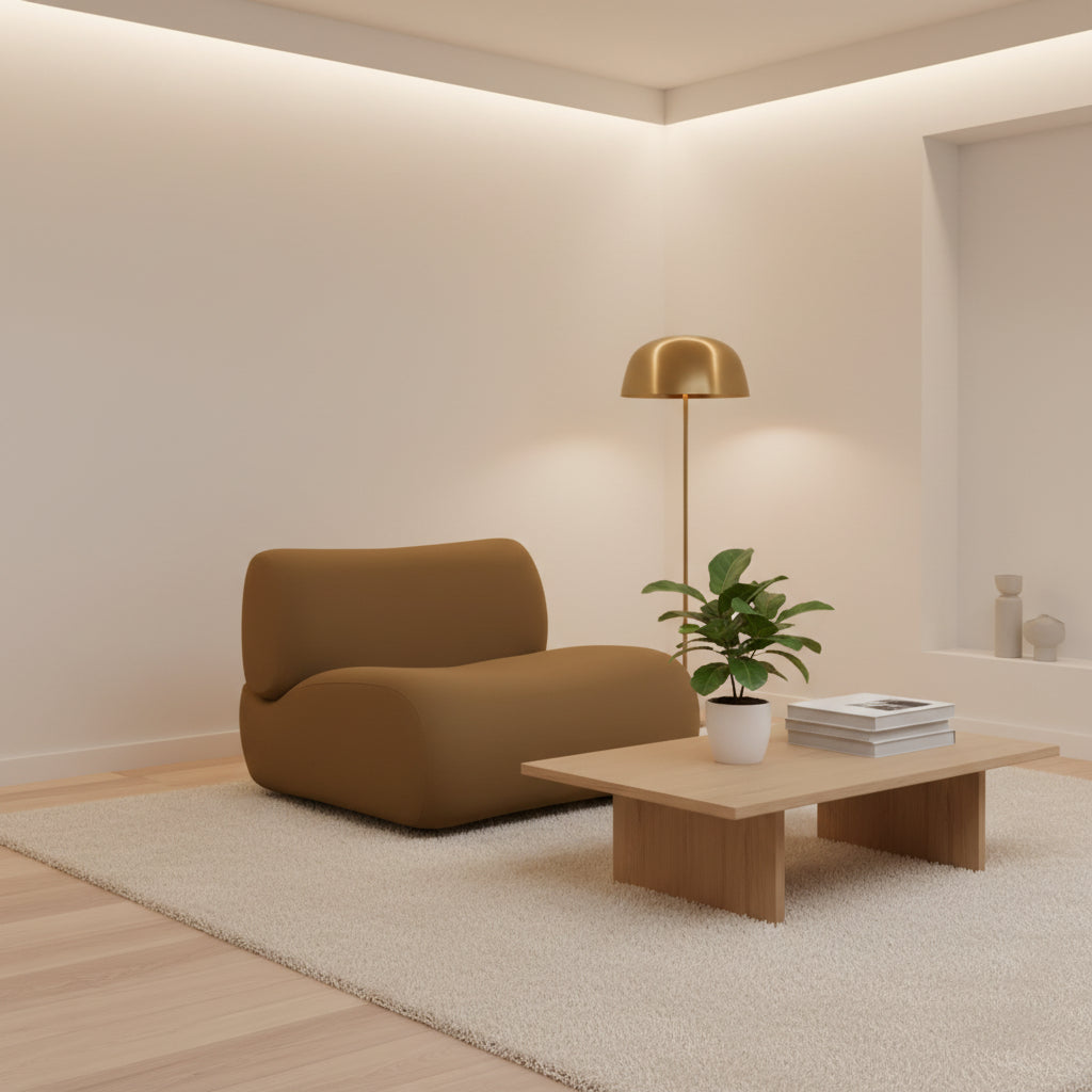 Wabi, canapé d'angle modulaire sherpa Maison ND — vue détaillée 6