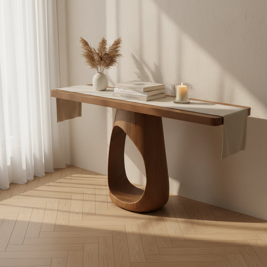 Mercer, console mid-century Maison ND — vue détaillée 4