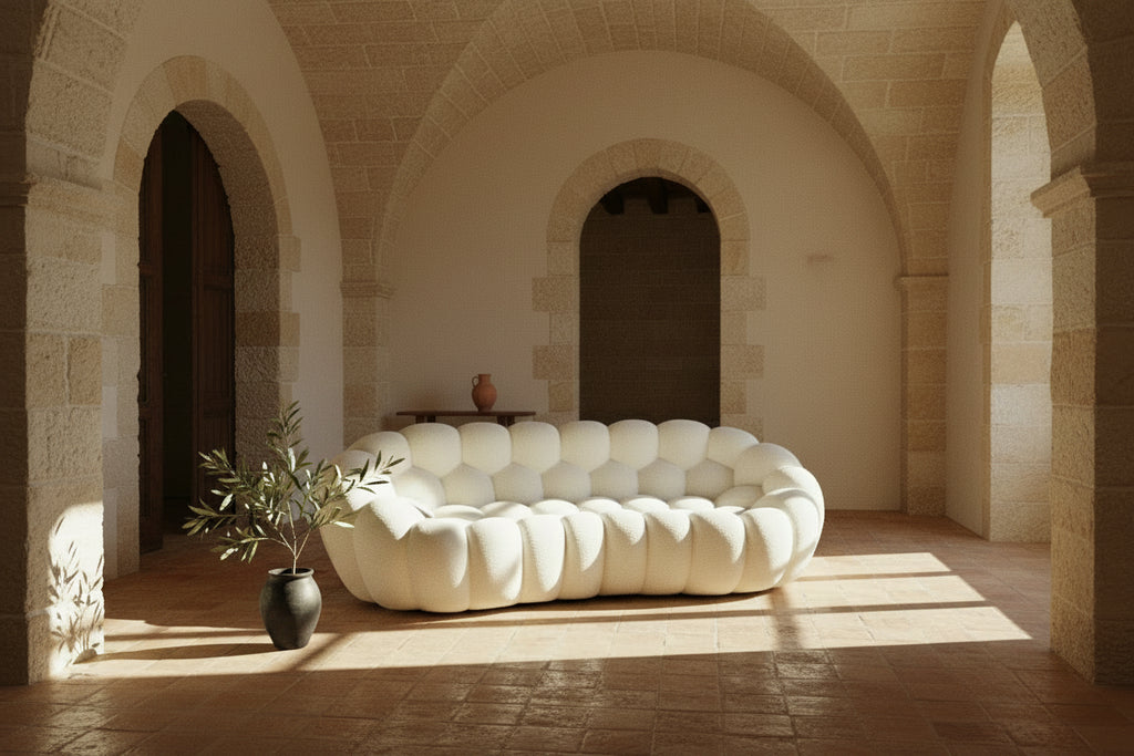 Nimbus, loveseat arrondi style nuage Maison ND — vue détaillée 6