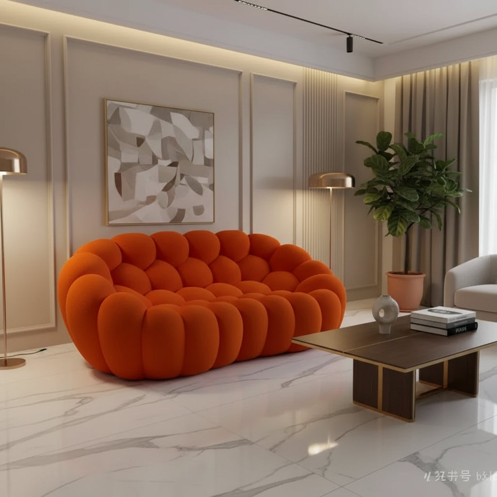 Nimbus, loveseat arrondi style nuage Maison ND — vue détaillée 5