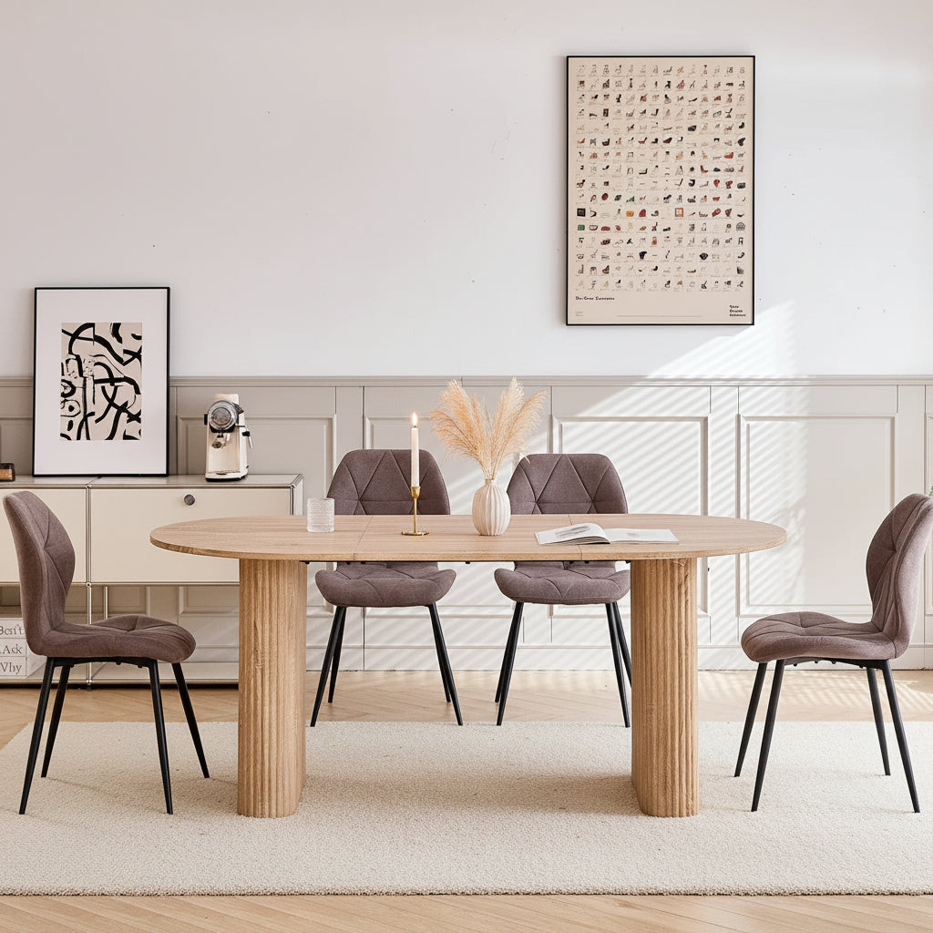 Ovale, table à manger ovale Maison ND — vue détaillée 2
